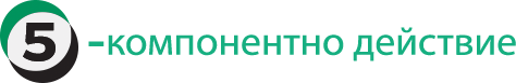 5-компонентно действие